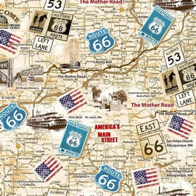  Route 66:  A Timeless Odyssey Featuring Classic Cars and Philosophical Ponderings!